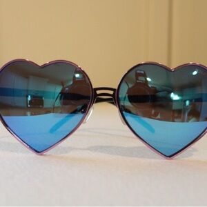 Wildfox Purple Heart-Shaped Sunglasses